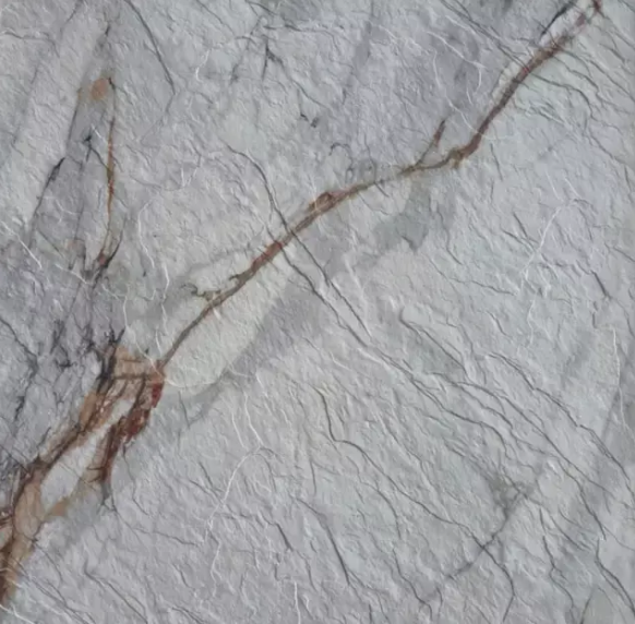 Revestimento de pedra natural flexível Athene Branco Marmorizado - 3mm de espessura - 120x60cm