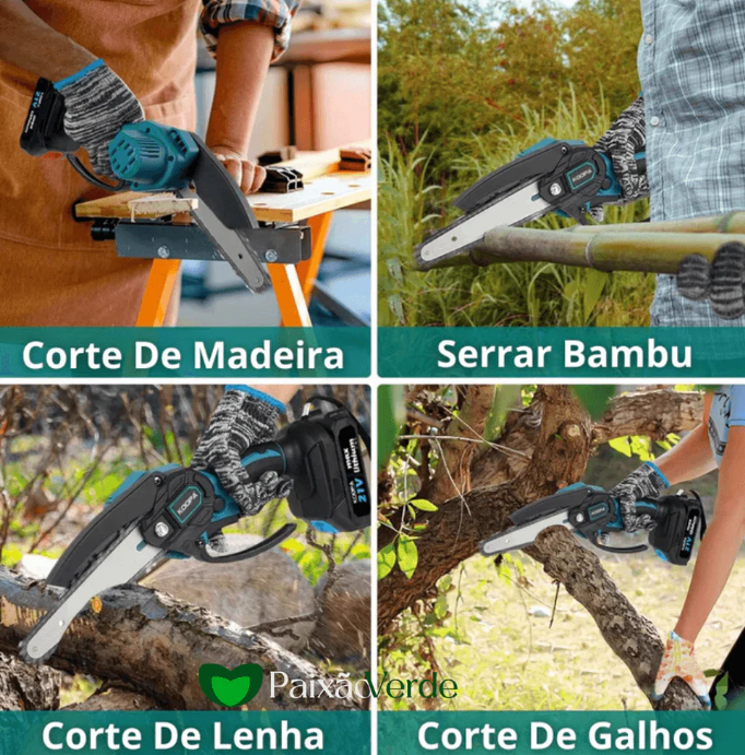 SerraForce X Pro™ -  Mini Serra Elétrica Portátil de Alta Potência